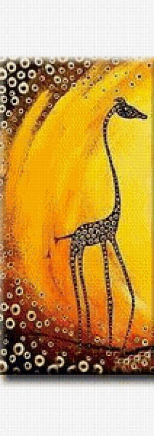 Триптих.Африканские мотивы в детскую. ч.1 - африканские мотивы, детские, триптих - предпросмотр