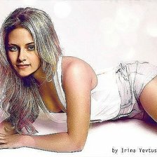 Схема вышивки «Кристен Стюарт»