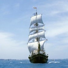 Схема вышивки «Корабль»