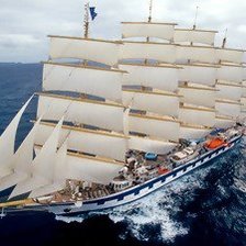 Схема вышивки «Корабль»