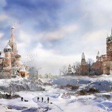 Схема вышивки «площадь»