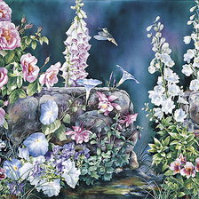 Схема вышивки «в саду»