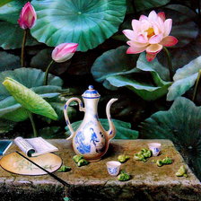 Схема вышивки «китайская живопись»