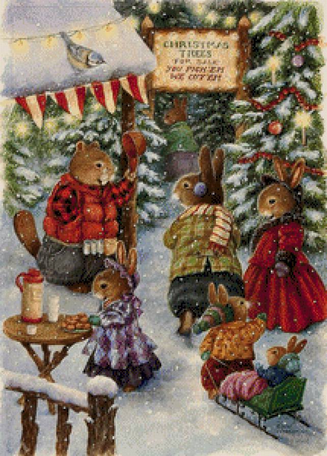 рождество - зима, новый год - предпросмотр