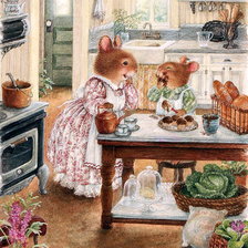 Схема вышивки «на кухне»