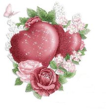 Схема вышивки «Любящие сердца»