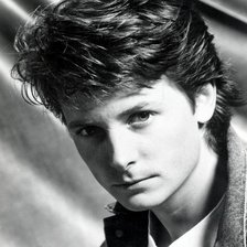 Схема вышивки «Майкл Джей Фокс»