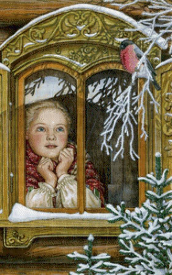 Здравствуй,птичка - славяне, русь, девочка, дети - предпросмотр