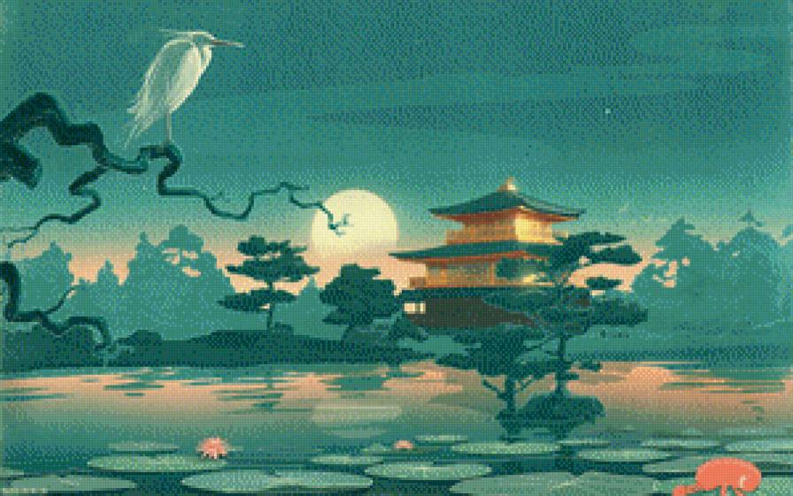 Красота Азии - пейзаж, азия, пагода, восток - предпросмотр