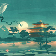 Схема вышивки «Красота Азии»