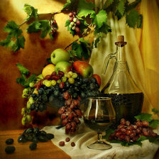 Схема вышивки «кана с вино»