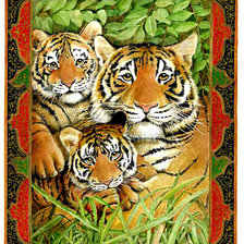 Схема вышивки «семейный портрет»