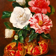 Схема вышивки «старинная картина»