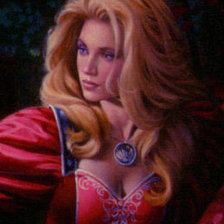 Схема вышивки «девушка»