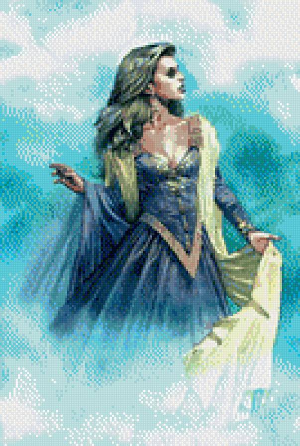 девушка - девушка, рисунок - предпросмотр