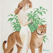 Схема вышивки «Приручить зверя»