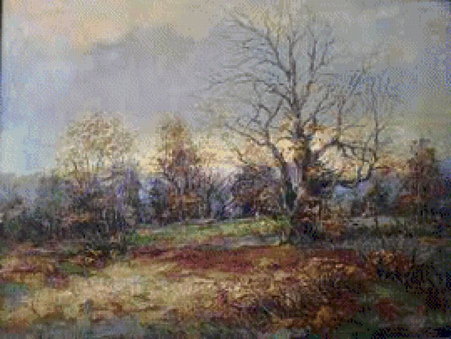 Jesienny pejzaz - ziwopis, ocen - предпросмотр