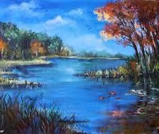 Схема вышивки «jesien-impresjonizm»