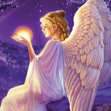 Схема вышивки «Ангел»