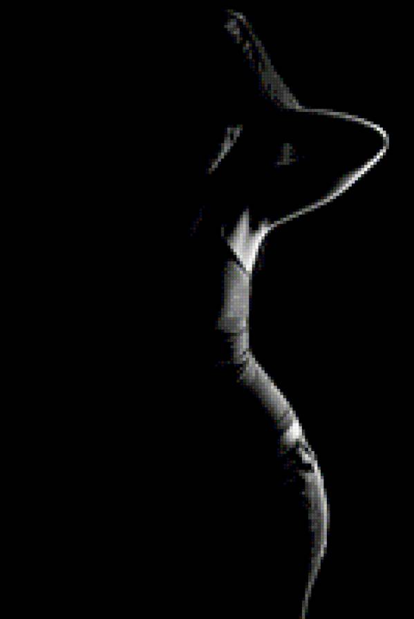 на черной канве - предпросмотр