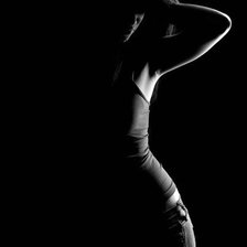 Схема вышивки «на черной канве»