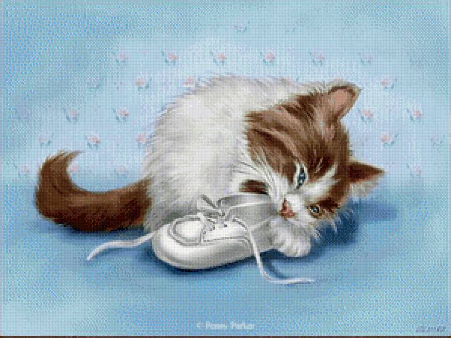 Котенок - животные, детская, кот, приколы - предпросмотр