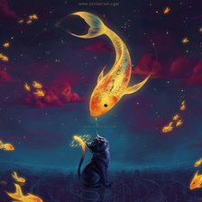 Схема вышивки «мечты котэ»