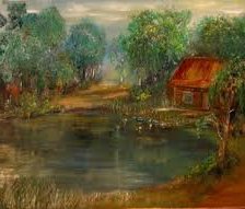 Схема вышивки «domik oseniu»