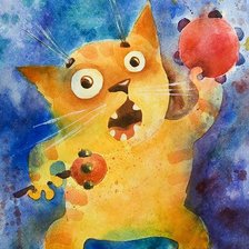 Схема вышивки «котэ шаман»