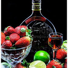 Схема вышивки «Фрукты с бренди»