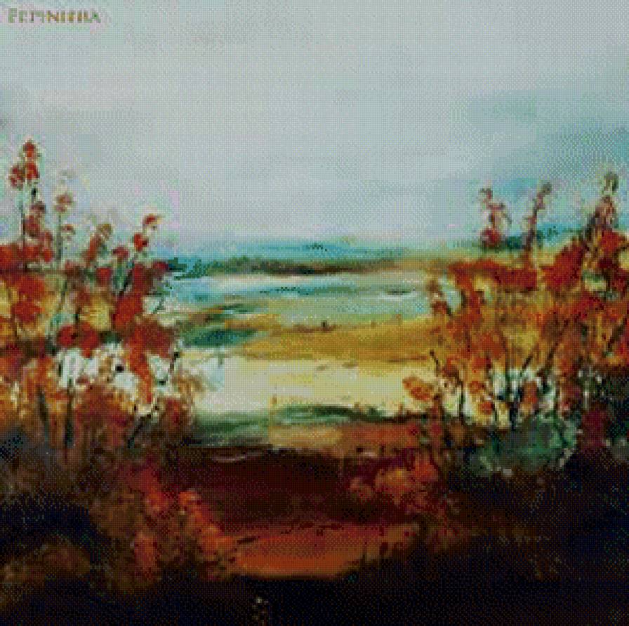 Jesienny pejzaz - ocen, ziwopis - предпросмотр