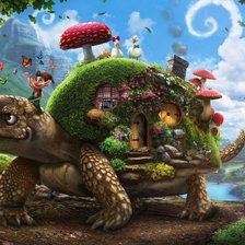 Схема вышивки «черепаха»