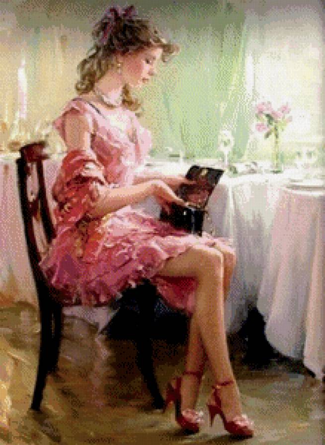 девушка в ресторане - девушка жэнщина - предпросмотр