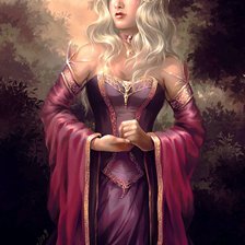 Схема вышивки «принцесса»