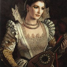 Схема вышивки «Лютня»