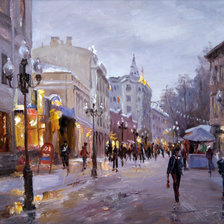 Схема вышивки «Арбат»