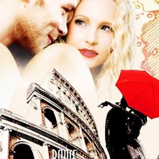 Схема вышивки «Кэндис Аккола и  Джозеф Морган»