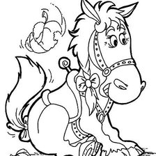 Схема вышивки «Лошадь»