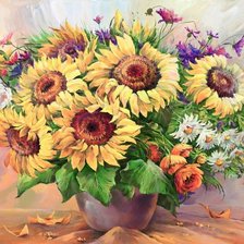 подсолнухи