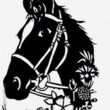 Схема вышивки «монохром»