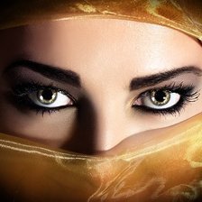 Схема вышивки «Взгляд»