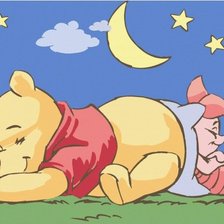 Схема вышивки «винни»