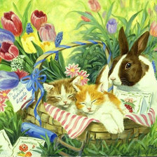 Схема вышивки «Зверушки»