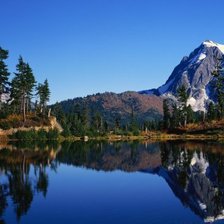 Схема вышивки «горное озеро»