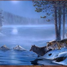 Схема вышивки «Переправа»