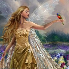 Схема вышивки «Фея природы»