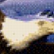 Предпросмотр схемы вышивки «орел на фоне гор» (№497021)