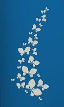 Схема вышивки «бабочки»