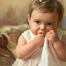 Схема вышивки «Малышка»