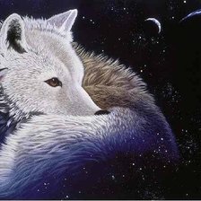 Схема вышивки «Звериный космос»